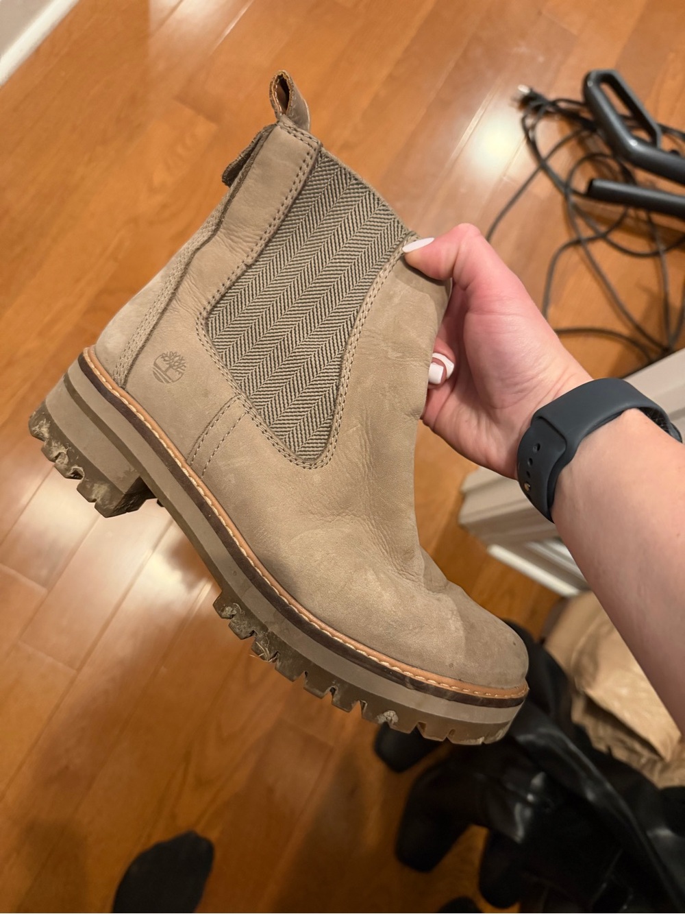 Timberland Taupe Chelsea Lug Boot
